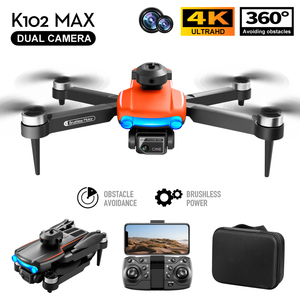 K102 MAX 4K HD Drone RC professionnel double caméra mini quadrirotor avec <span class=keywords><strong>Wifi</strong></span> FPV et évitement d'obstacles pour enfants débutants - Product Image 4
