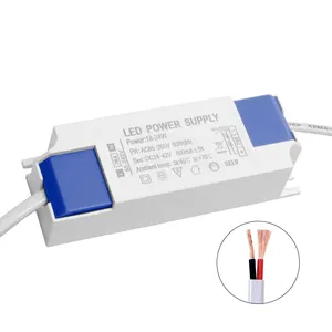 600mA LED Lamp Driver Lighting Transformer 85-265V AC to DC 24-42V 18-24W Power Supply Converter for Constant Current Downlight
