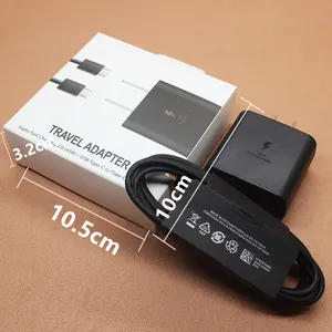 Оригинальный 1:1 USB C настенное зарядное устройство 25 Вт супер зарядный Тип C кабель для путешествий быстрое зарядное устройство адаптер для samsung Galaxy S24 зарядное устройство для телефона