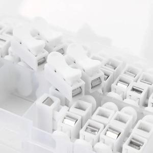 26PCS CH-<span class=keywords><strong>2</strong></span> LED-Streifen verbinder Feder draht Schnell anschluss 2p Elektrische Crimp anschlüsse Block Spleiß kabel klemme Easy Fit - Product Image 5