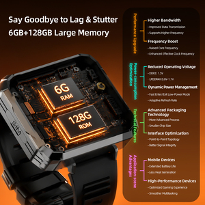 Reloj Inteligente T9 Android 10, 6GB 128GB, Descarga de Aplicaciones, 4G LTE, Tarjeta SIM, Cámara Dual, Pantalla AMOLED, IP67, NFC, Bandas Globales - Product Image 5