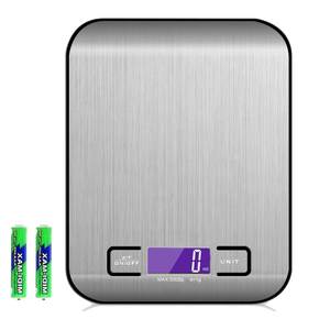 Hot Bán 5Kg Thực Phẩm Kỹ Thuật Số Quy Mô Điện Tử Trọng Lượng Thép Không Gỉ Trọng Lượng Nhà Bếp Thực Phẩm Quy Mô Kỹ Thuật Số Với Màn Hình LCD Hiển Thị - Product Image 2