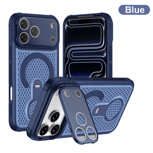เคสโทรศัพท์แม่เหล็กแบบด้านรุ่นใหม่สำหรับ iPhone 17 11 12 13 Pro Max 14 15 16 Plus พร้อมฟิล์มเลนส์ HD และขายึดป้องกัน - Product Image 6
