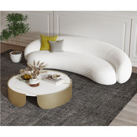 Ensemble de Canapés de Salon Haut de Gamme de Style Moderne Luxe, Mobilier d'Intérieur