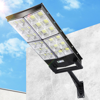 3000W IP65 étanche plusieurs méthodes d'installation éclairage automatique LED lampadaire solaire avec détection du corps humain extérieur