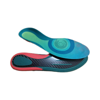 Semelles intérieures de chaussures de football plaquées fibre de carbone à rebond élevé Coussinets de chaussures en EVA légers antidérapants Crampons de football élastiques Inserts de chaussures