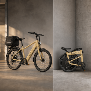 Bicicleta Plegable AVIUS Sand de 20 Pulgadas con Llanta de Aluminio Resistente, 7 Velocidades, Carga de 120 kg, para Entregas y Desplazamientos, con Doble Freno de Disco, Acero de Alto Carbono - Product Image 4