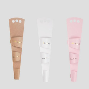 Caja de papel de laminación mate con estampado de flores rosas pequeñas, caja de regalo cuadrada para botella de perfume cosmético, aceites esenciales - Product Image 3