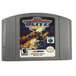 เวอร์ชั่นอเมริกา NFL <span class=keywords><strong>Blitz</strong></span> 2000 N64 ตลับเกมสำหรับเครื่องเล่นนินเทนโด - Product Image 1