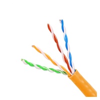 Cable de Red Ethernet UTP Cat5e de 305m (1000 pies), 4 Pares, 8 Hilos, Azul, PoE, para Interiores, 24 AWG, con Conductor OFC y Cubierta LSZH