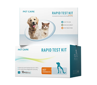 Instrument vétérinaire Petkit ICH Ag Test rapide de l'antigène de l'hépatite canine infectieuse / du virus adénovirus canin CAV