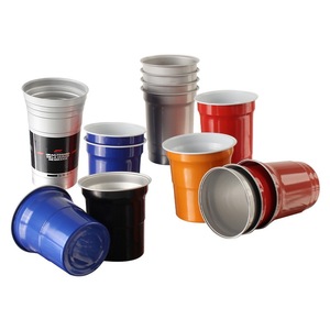 Eco-Friendly Disposable Aluminum Cup 2.0L Thickened Cold Resistant Silver Foil Coffee <b>Drinkware</b> - Product Image 3