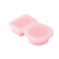 Petits contenants à collation en silicone avec couvercles pour bébé, réutilisables, compatibles micro-ondes, double compartiment, capacité de 4,25 oz