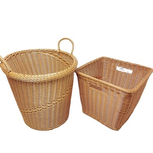 Woven Laundry Basket Rectangle <b>Storage</b> Basket For Bathroom Toy Organizer Household Use - Product Image 4