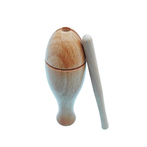 Wholesale Solid Wood Fish Shaped Temple Block Orff Percussion Instrument For Kids Rhythm <b>Musical</b> Toy - Product Image 1