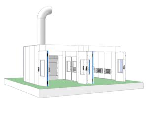 Nuevo Producto: Filtros de Cabina de Pintura de Alta Calidad Personalizados de 5.5kw con EPS, Lana de Roca o PVC para Reparación de Automóviles - Product Image 1