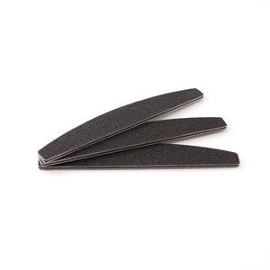 Жесткая абразивная бумага, полумесяц, черная пилочка для ногтей, 100/180 пилка для ногтей, производитель наждачных досок на заказ - Product Image 4