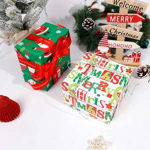 High Quality Wholesale 80g <b>Christmas</b> Father <b>Christmas</b> Art <b>Paper</b> Tissue 43*300cm Gift <b>Luxury</b> Custom Packaging <b>Wrapping</b> <b>Paper</b> Roll - Product Image 6