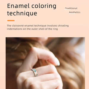 AEGIS R18 Nouvelle liste, autonomie de la <span class=keywords><strong>batterie</strong></span> plus longue, étanche IP68, surveillance intelligente du sommeil, bague intelligente pour <span class=keywords><strong>iPhone</strong></span> iOS - Product Image 6