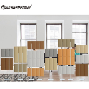 GoodSound Văn Phòng Tường Riêng Tư Polyester Cách Âm Accordion Room Divider Acoustic Di Chuyển Phân Vùng - Product Image 2