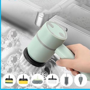 Cepillo de limpieza eléctrico para <span class=keywords><strong>piscina</strong></span>, herramienta de limpieza <span class=keywords><strong>con</strong></span> mango largo, producto en oferta, 2022 - Product Image 4