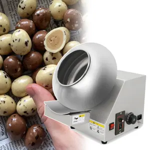 Grace Commercial Fonction de chauffage électrique Machine d'enrobage de noix d'amande chocolat Machine d'enrobage de sucre d'arachide