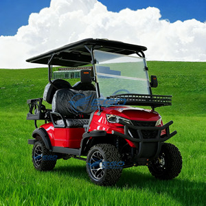 Voiturette de golf électrique personnalisable, homologuée route, 4 places, 72V, batterie lithium, certifiée CE, autonomie 100km, pour le tourisme - En promotion - Product Image 3