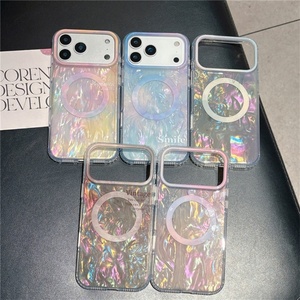 เคสโทรศัพท์ลายเปลือกหอยแฟนตาซีสุดล้ำ วัสดุ TPU แบบแม่เหล็ก สำหรับ iPhone 17 Pro Max ดีไซน์สร้างสรรค์สั่งทำพิเศษ สำหรับ Apple 16 Pro 15/14 - Product Image 2