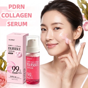 Siero Peptidico Rosa Effetto Luminosità Anti-età al Collagene Profondo PDRN Purezza 99% per Perfezionamento dei Pori, a Marchio Privato - Product Image 1