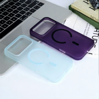 Fundas Magnéticas de Lujo para Teléfono Móvil con Carga Inalámbrica, Resistentes a Huellas Dactilares y Agradables al Tacto para iPhone 17 16 15 Pro Max