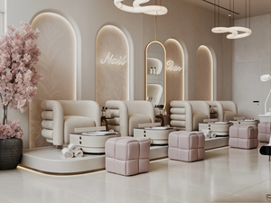 OEM Beauty Salon Display Shelf & Counter | One-Stop Hair Salon Interior Decoration for Spa Shop Fitting - Product Image 5