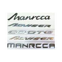 Autocollants de voiture 3D personnalisés en PVC souple, imperméables, brillants, autocollants adhésifs pour carrosserie, lettres durables, logo, badge pour le style automobile