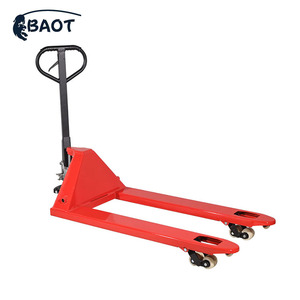 Transpaleta Manual Hidráulica de Acero de 2000 kg/3000 kg con Ruedas de Nylon PU, Freno de Mano Hidráulico, Certificación <span class=keywords><strong>TUV</strong></span> CE GS, Logística de Almacén - Product Image 2