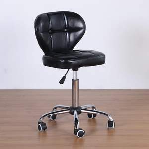 Petite chaise pivotante nordique, chaise de bureau, chaise d'ordinateur réglable en hauteur, chaise compacte pour étudiant à domicile, petite chaise de bureau avec dossier - Product Image 2