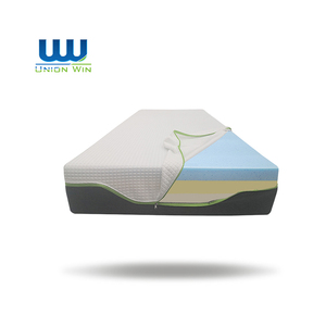 Liên minh giành chiến thắng mát mẻ và thoáng khí thưởng thức thoải mái ngủ linen vải non-Slip nén Gel Bộ nhớ bọt nệm - Product Image 2