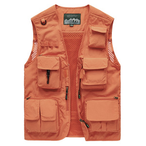 <span class=keywords><strong>Gilet</strong></span> <span class=keywords><strong>sans</strong></span> manches pour <span class=keywords><strong>homme</strong></span>, photographe, en maille cargo, avec poches multiples, 6XL, pour l'<span class=keywords><strong>été</strong></span>, pour la randonnée et la pêche - Product Image 5
