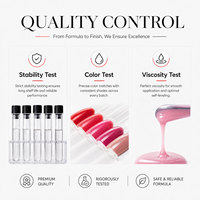 Vernis Gel UV LED Super Blanc Rouge Noir Sans HEMA Sans TPO de Haute Qualité pour Nail Art, Vente en Gros Usine, 15ml