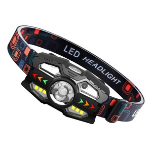 ไฟหน้าแบบ LED แบตเตอรี่แบบชาร์จไฟได้ ไฟวิ่งกลางแจ้งแบบพกพาพร้อมแหล่งกำเนิดแสง LED สีขาว - Product Image 1