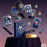 Cartes de tarot personnalisées en gros avec emballage rigide, estampage à chaud doré, guide de conception personnalisée pour usage éducatif et divertissant