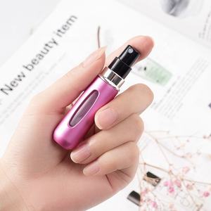 Atomizador en aerosol de aluminio de cabeza redonda económico y recargable de 5ml, botella de probador de Perfume de vidrio para llenado de Perfume - Product Image 6