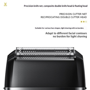 Potente Afeitadora <span class=keywords><strong>El</strong></span>éctrica de Doble Cabezal Flotante con 13000 RPM de Alta Velocidad, Batería Grande de 2000 mAh, Tipo C, Herramienta Impermeable para <span class=keywords><strong>el</strong></span> Cuidado de la <span class=keywords><strong>Barba</strong></span> - Product Image 6