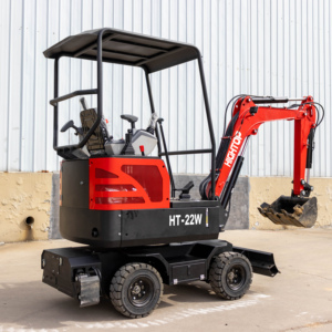 Nouvelle mini-excavatrice sur roues de 2 tonnes 2025 avec système hydraulique pour projets urbains et agricoles - Product Image 4