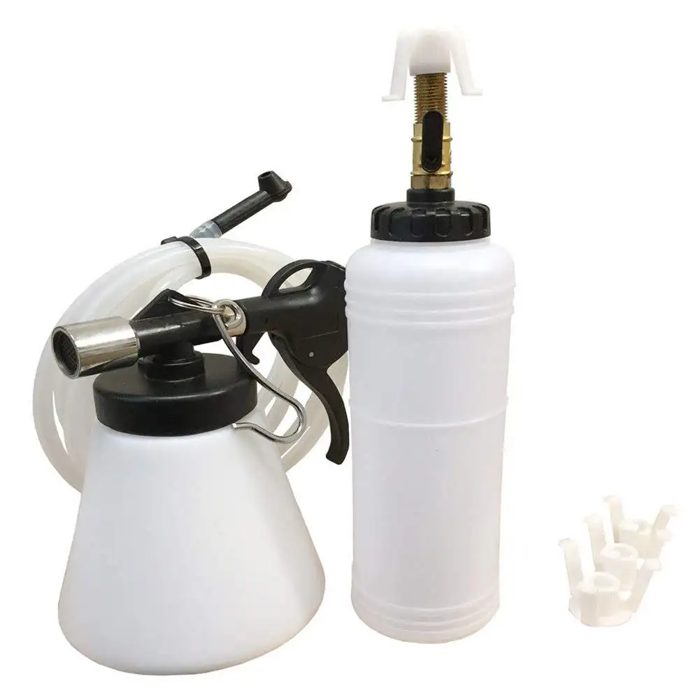 1L Motorcycle Oil Change Pump Handheld Vacuum Oil Extractor Pump Tester Brake Bleeder Kit