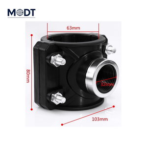 Dn110 pn10 pr ענף צינור מתאים תיקון מהדק אוכפים תיקון מהיר מהדק שרוול עבור קונטרטור השקייה מחבר אוכף - Product Image 3