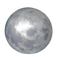 Ballon gonflable géant en forme de lune Oxford avec lumière LED pour événements extérieurs