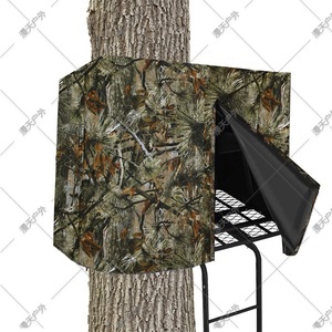 Camouflage Hunting <b>Tree</b> <b>Stand</b> Cover Lightweight Polyester Outdoor Use Obstruction Universal - Product Image 5