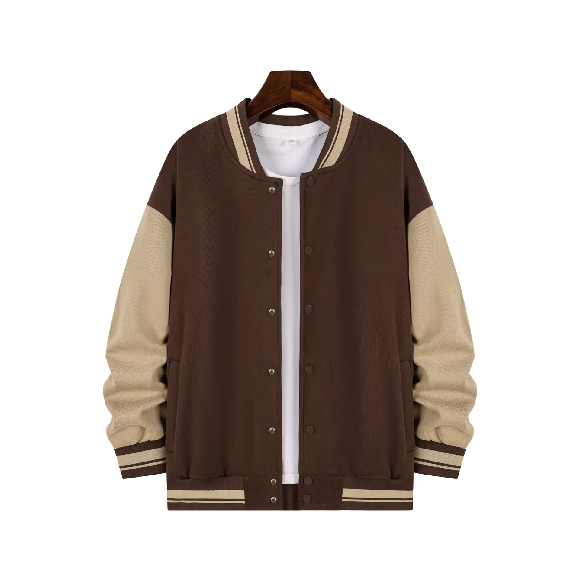 Custom Embroidery Outdoor College Sports Baseball Jacket Cotton Letterman Men's Coat Man Bomber Varsity Jacket
