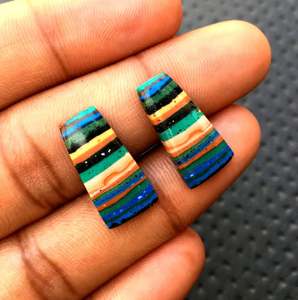 2020 Venta al por mayor de alta calidad Natural Arco Iris Calcsilica cabujón genuino suave forma elegante producto superior - Product Image 4