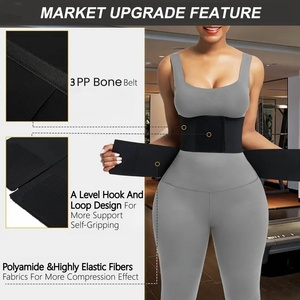 Ceinture amincissante pour femme avec Spandex et Nylon, respirante, réglable, grande taille, soutien dorsal durable, contrôle abdominal - Product Image 3