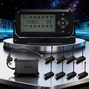 Kit TPMS Inteligente CXT, Sistema de Monitoramento de Pressão de Pneus Sem Fio, 8 Sensores Internos para Caminhões Pesados e Reboques - Product Image 1